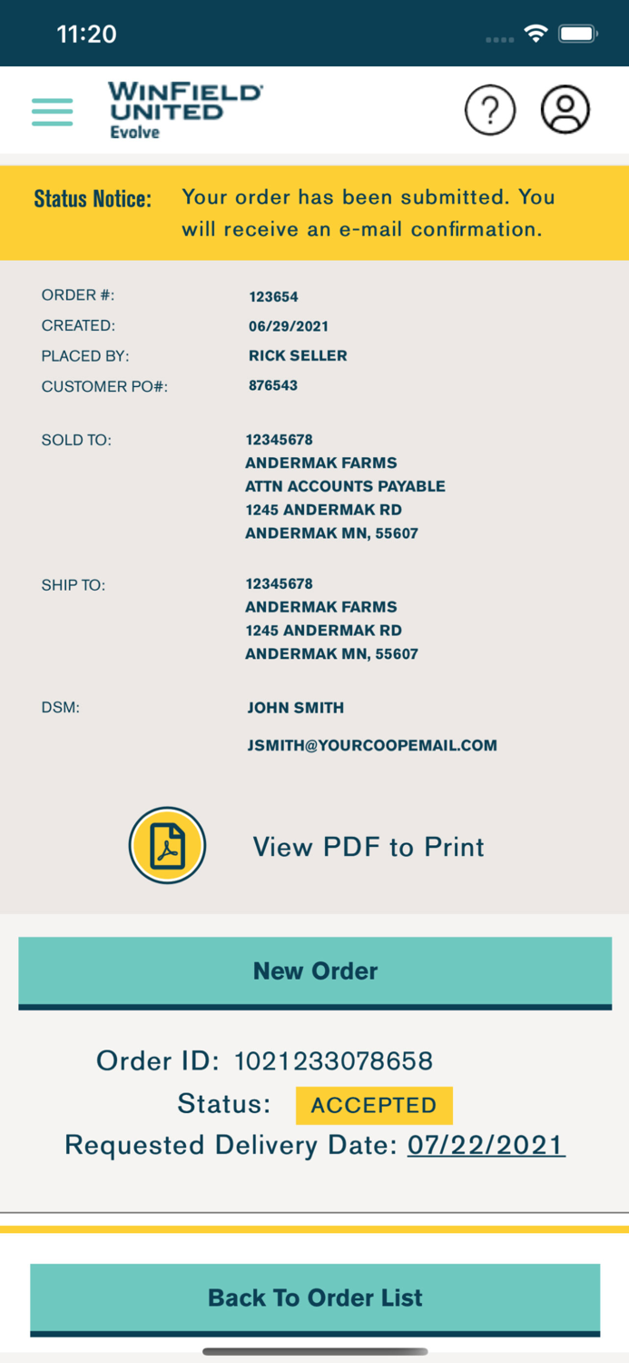 Winfield United Evolve