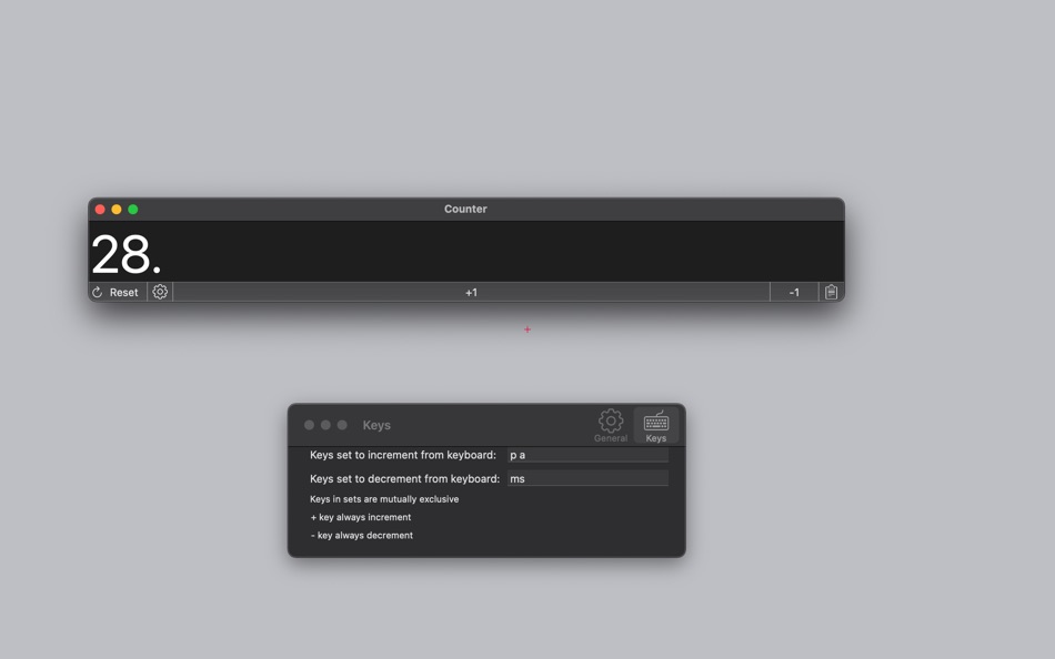 #2. Counter 1 (macOS) By: Roberto Panetta