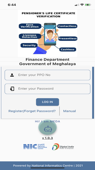 Govt Of Meghalaya-Pension App Screenshot