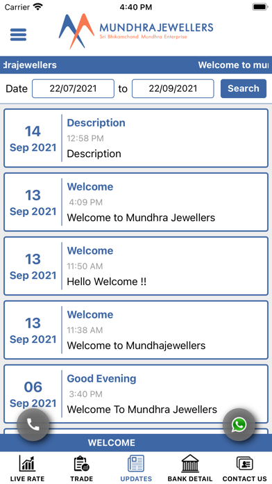 Mundhra Jewellers Screenshot