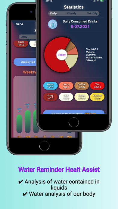 Water Reminder - Healt Assist Screenshot