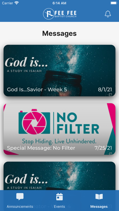 Fee Fee Baptist Church Screenshot