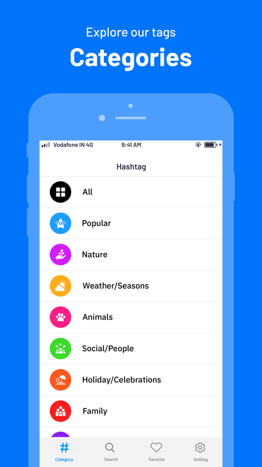 #1. Best Hashtags : #tag For Insta (iOS) Podle: Axita Ghevariya