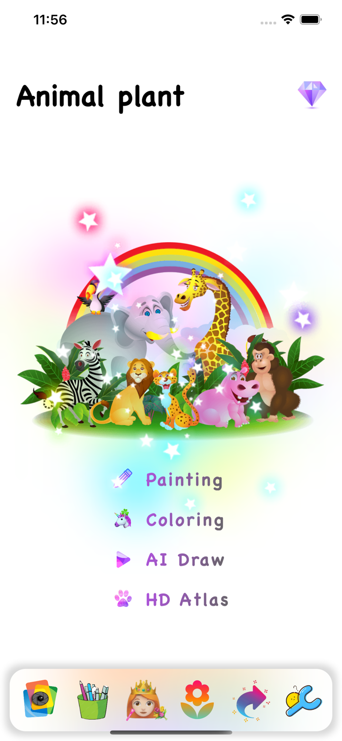 Animals Coloring and painting