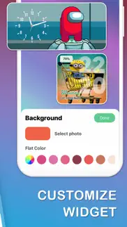 clock widget - custom themes iphone screenshot 3