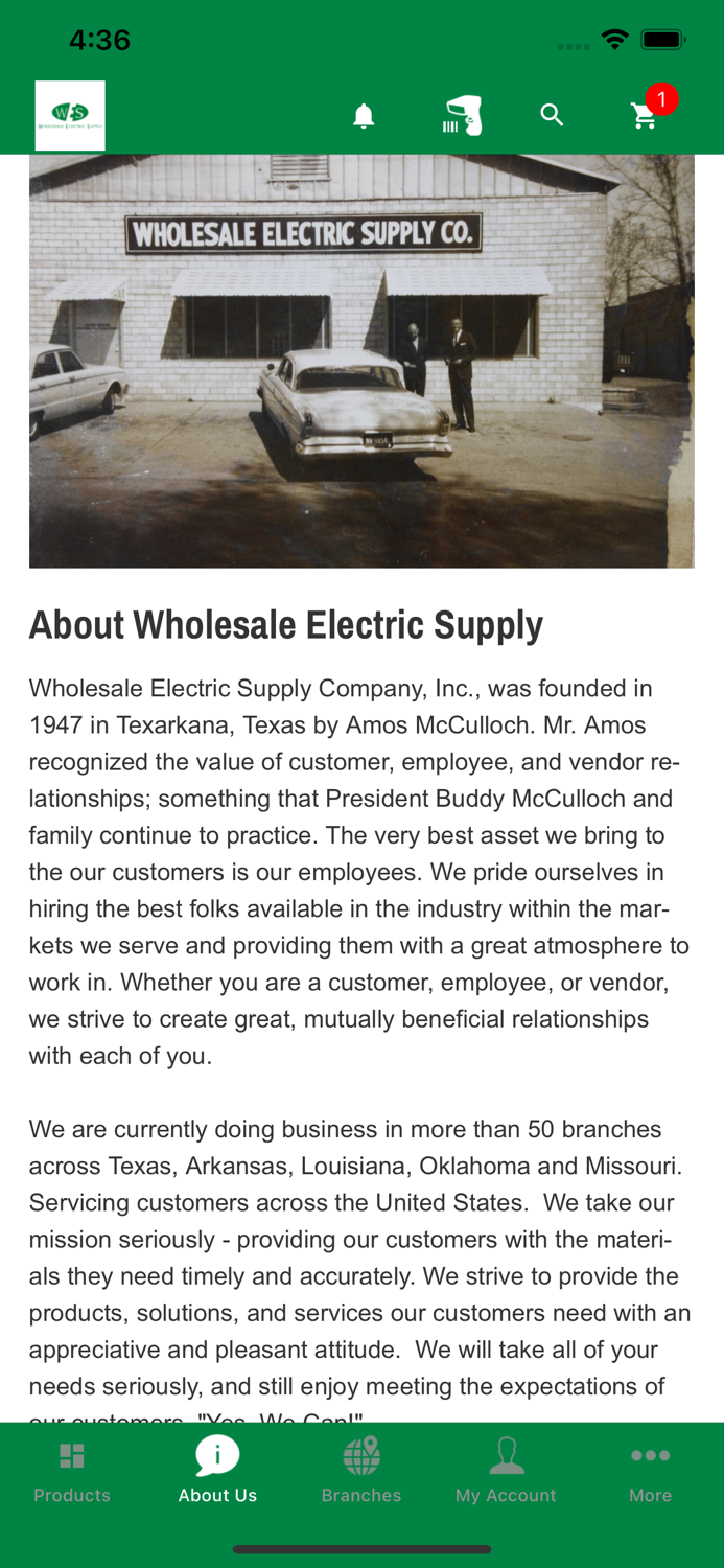 Wholesale Electric Supply App