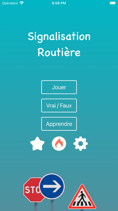 Signalisation Routière – Quiz Screenshot