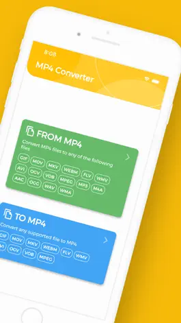 Game screenshot Конвертер MP4, MP4 в MP3 apk