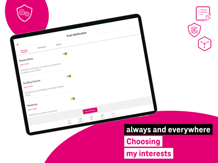 Open Telekom Cloud App