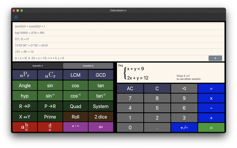 Screenshot #3 pour Calculator++