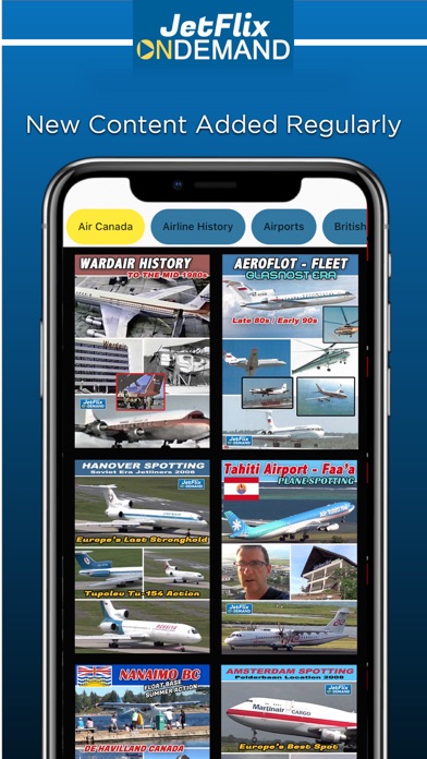 JetFlix TV – Aviation Video Screenshot