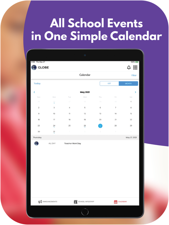 Screenshot #6 pour Globe Charter School App
