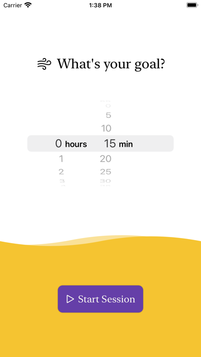 Ochre: Meditation Timer Screenshot