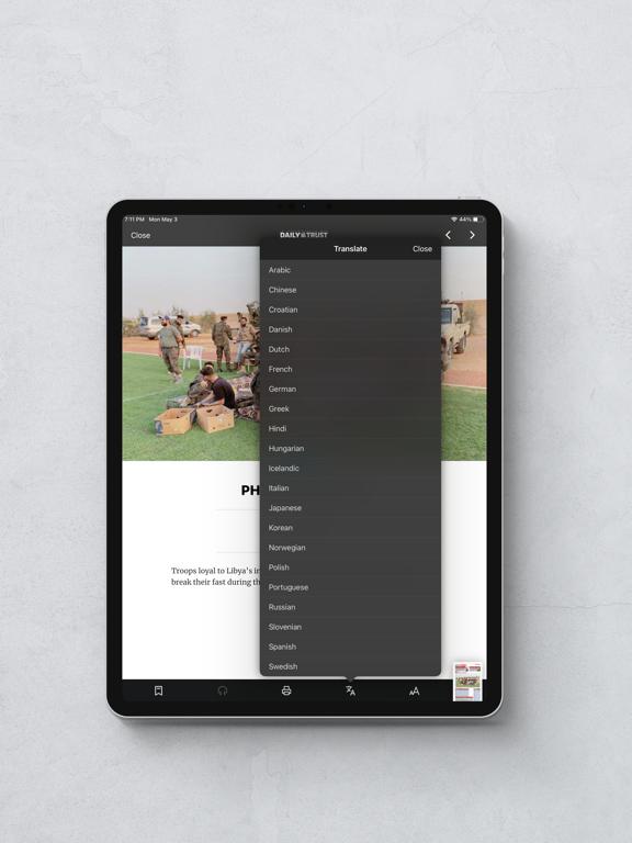 DailyTrust ePaper iPad screenshot 4 - News app