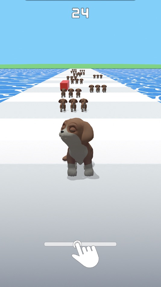 #1. Puppy Run 3D! (iOS) 由: Mohammad Eid
