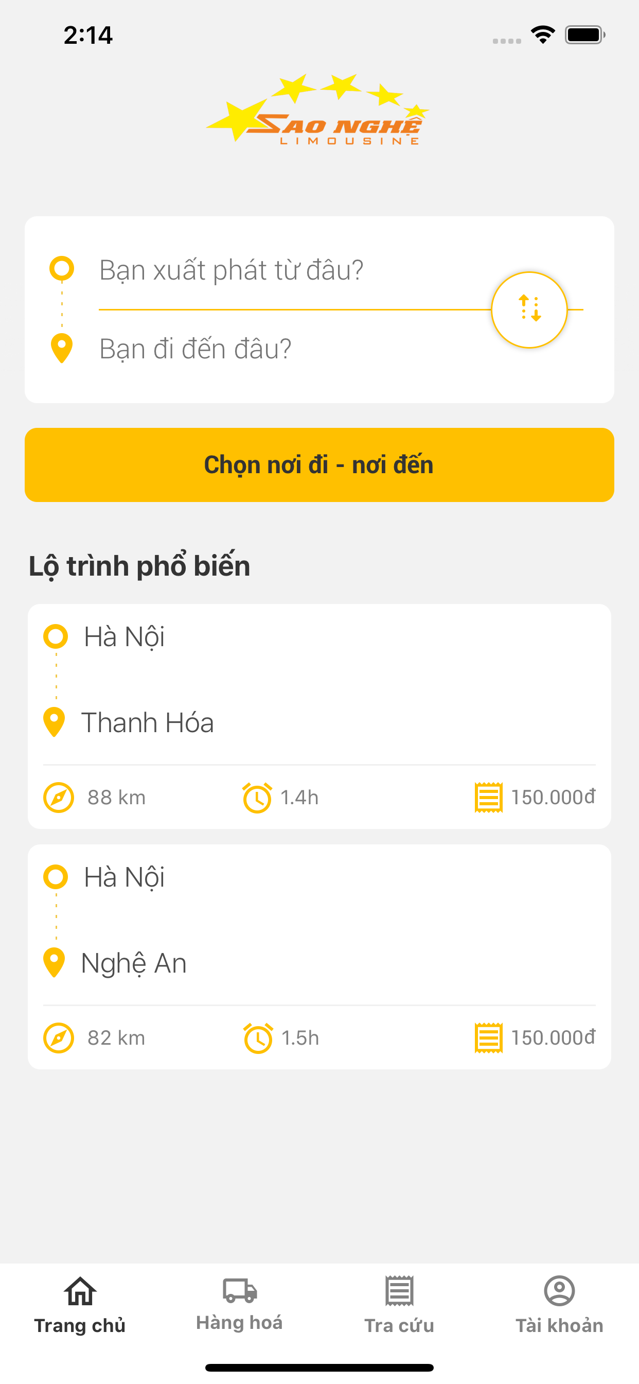 Sao Nghệ Limousine