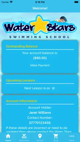 Game screenshot Water Stars Swimming School mod apk