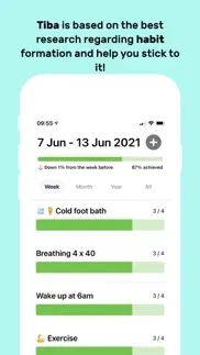 tiba - habit tracker companion iphone screenshot 2