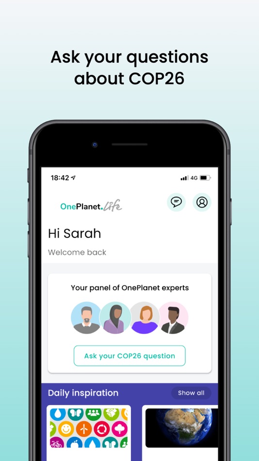 #2. OnePlanetLife (iOS) 由: Mindset AI LTD
