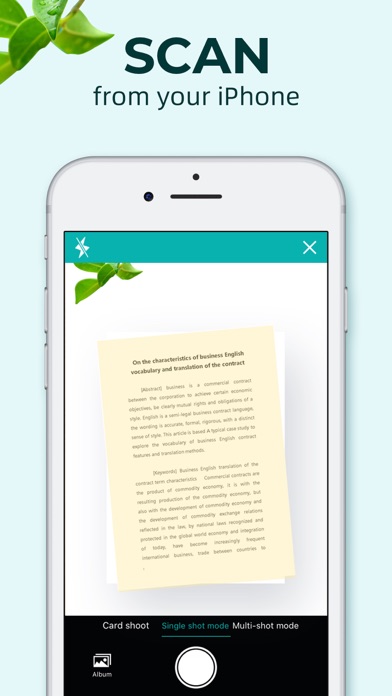 Screenshot #1 for pdf scanner – Wordscanner pro