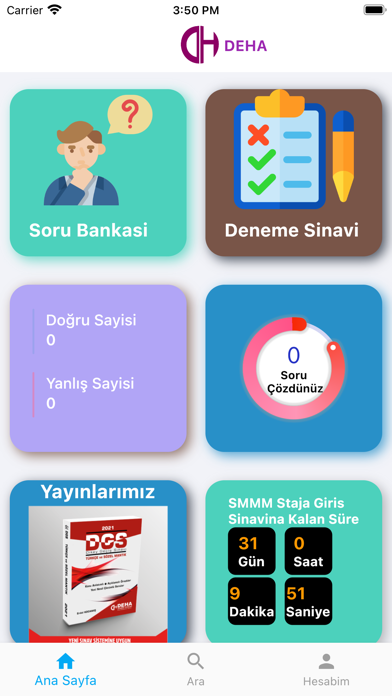 Deha Mobil Soru Bankası Screenshot