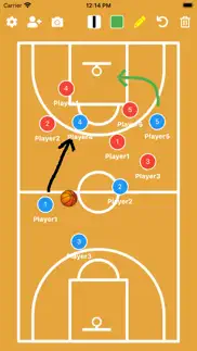 simple basketball tactic board iphone screenshot 2