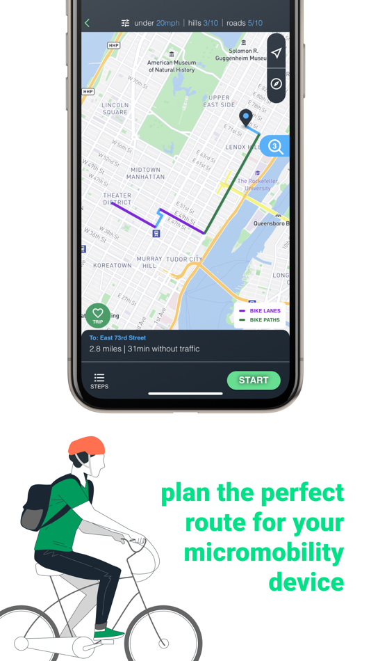 #1. ScootRoute - Get there safely (iOS) By: The Magellan Company, LLC