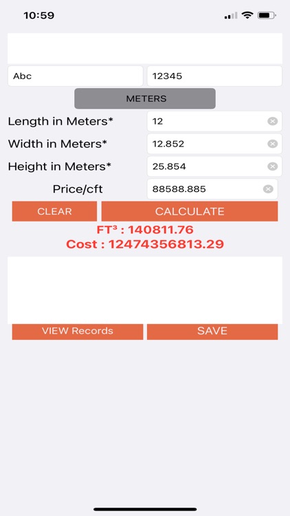 CFT Calculator - Cubic Foot screenshot-4