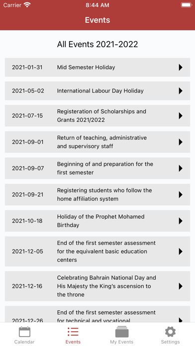 eduCAL.BH Screenshot