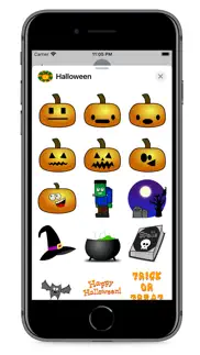 halloween silly fun stickers iphone screenshot 1