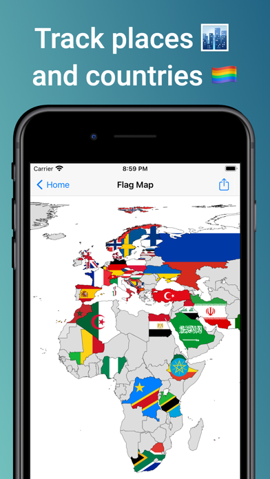 Places Been - Travel Tracker Screenshot