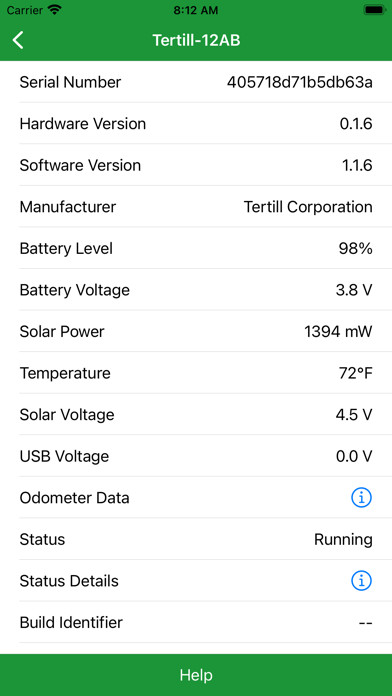 TertillUpdate Screenshot