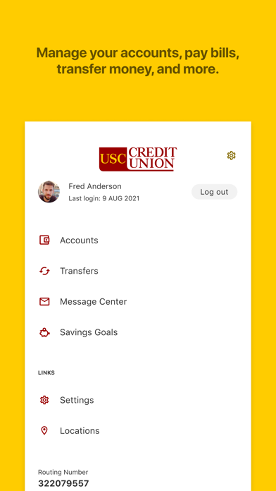 تطبيق USC Credit Union Mobile2 تطبيق USC Credit Union Mobile 2