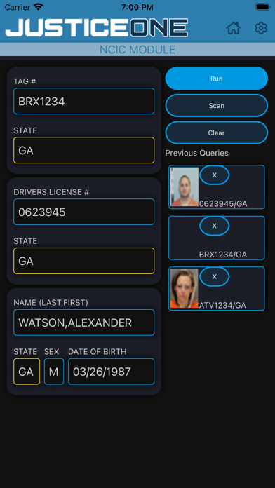 Courtware JusticeONE Mobile Screenshot