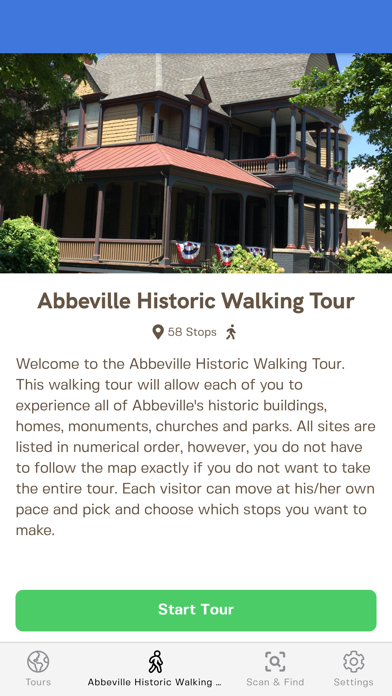 Abbeville Historic Tour Screenshot