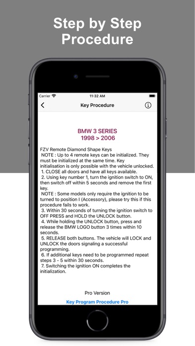 Key Programming Procedure Lite Screenshot
