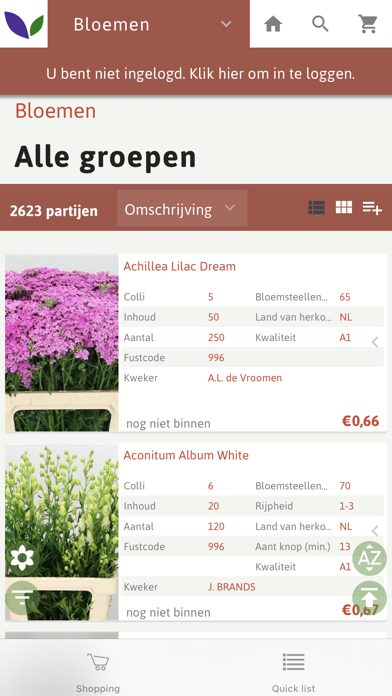 Ouwehand Bloemen Screenshot