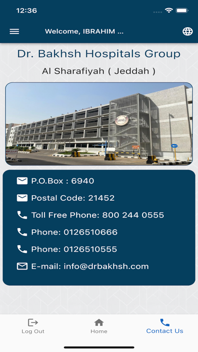 Dr. Bakhsh Hospital Group Screenshot