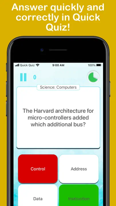 Quick Quiz - Knowledge Game iPhone Screenshot 2
