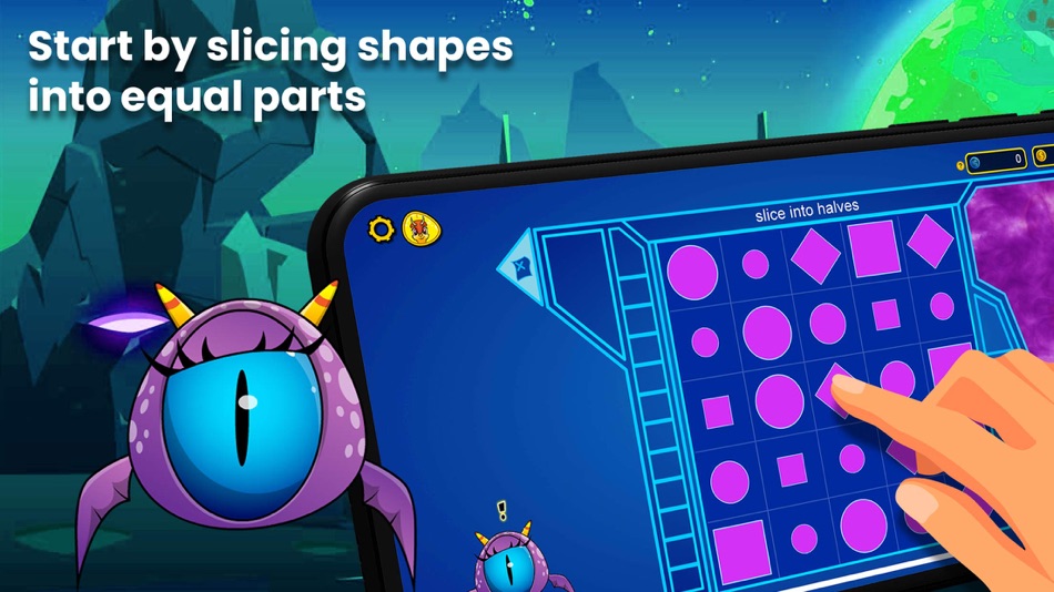 #1. Monsters vs Fractions (iOS) 由: SMART Technologies