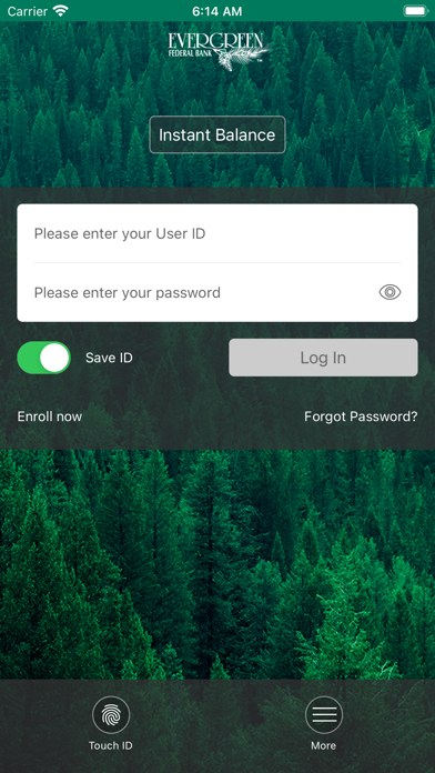 Evergreen Federal Bank Mobile Screenshot