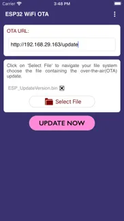 esp32 wifi ota iphone screenshot 2