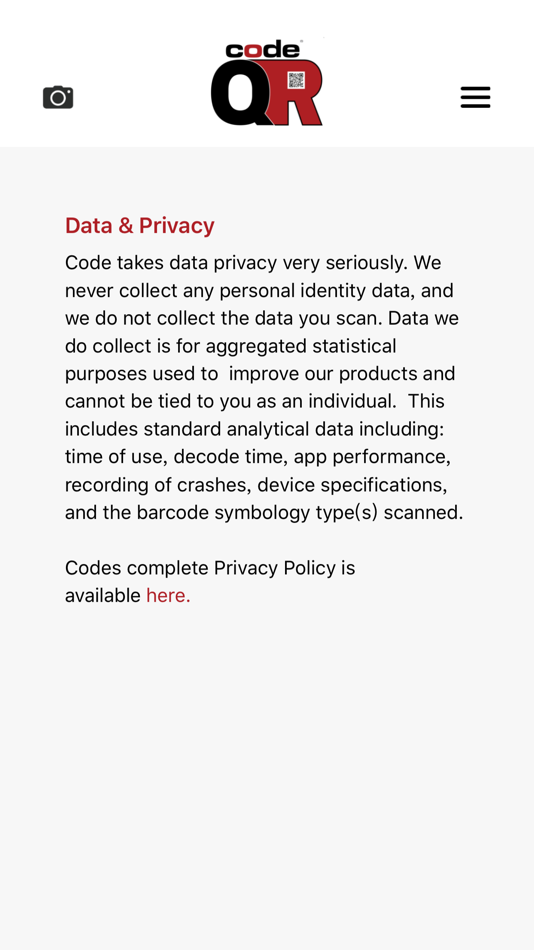 #4. CodeQR - CodeCorp (iOS) 게시자: Code Corp