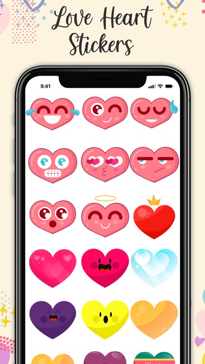 Lovely Heart Stickers