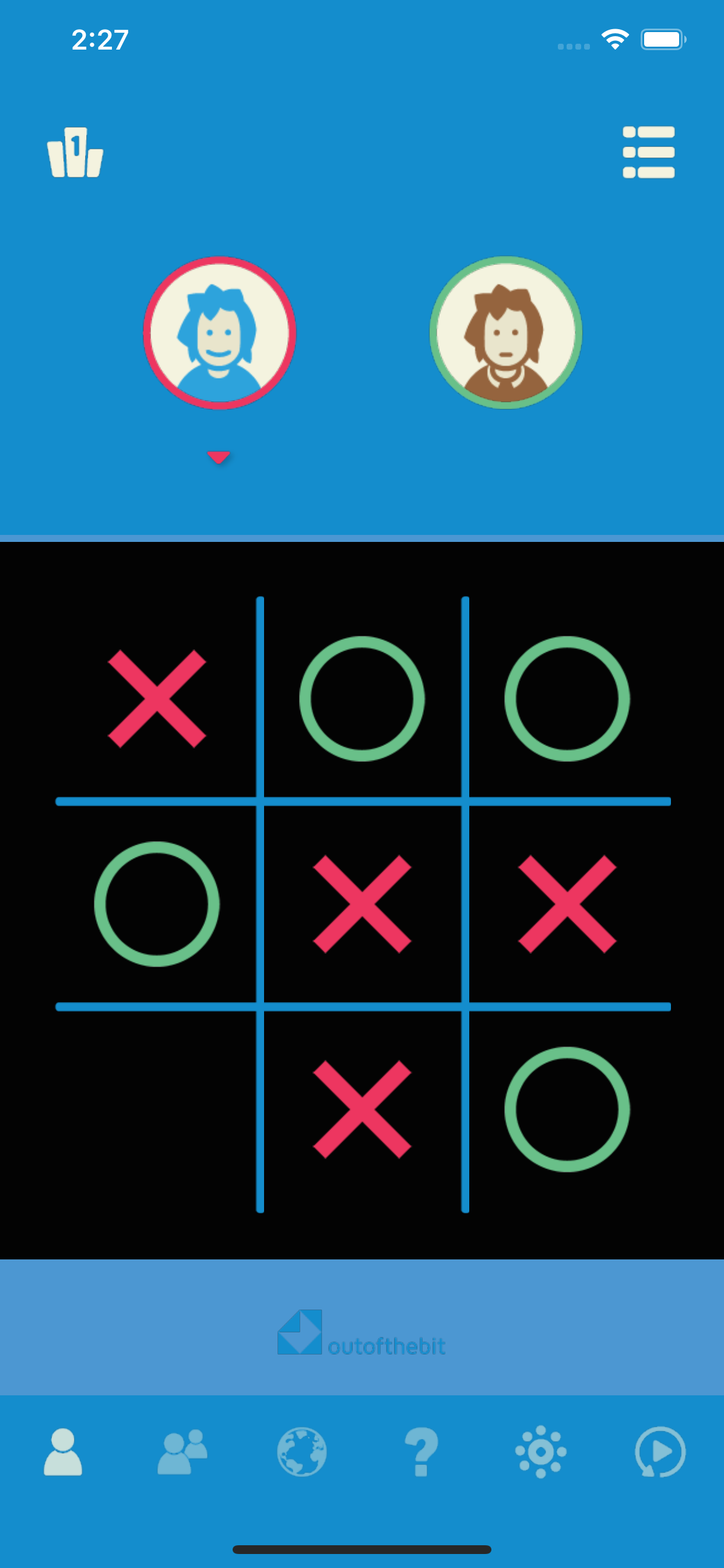 Noughts and Crosses TicTacToe