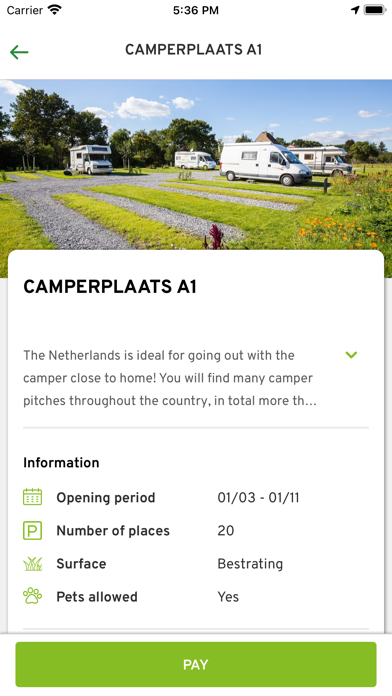 Camper Pay Screenshot