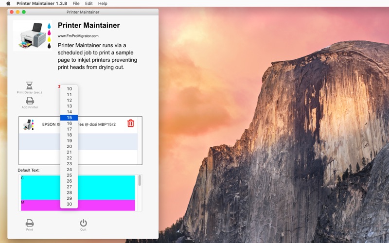 Screenshot #1 pour Printer Maintainer 1.3.8