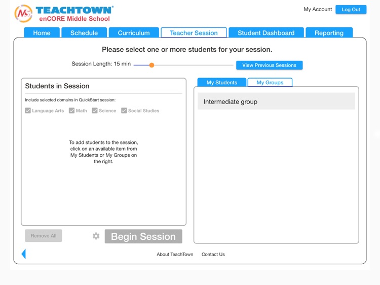enCORE Middle School by TeachTown a division of Jigsaw Learning, Inc.