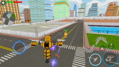 Bee Robot Car Transform Game Screenshot