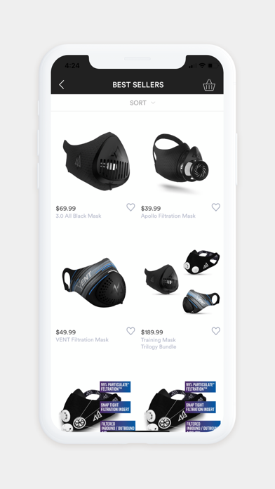 Training Mask Shop Screenshot